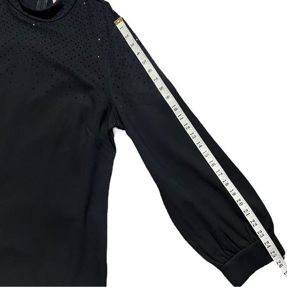 NWT Chicos Black Label Go Beaded Long Sleeve Dress sz 18 - Picture 13 of 15